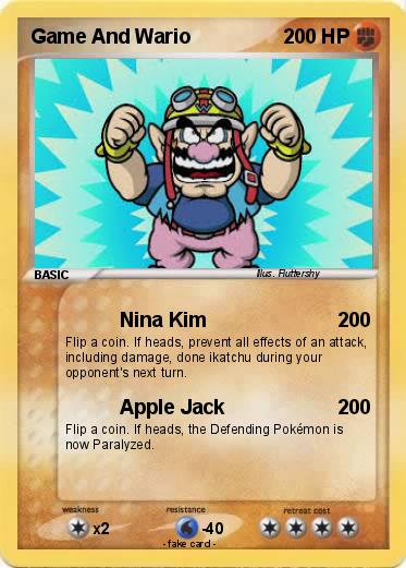 Pokemon Game And Wario