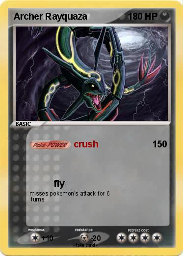 Pokemon Archer Rayquaza