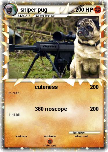 Pokemon sniper pug