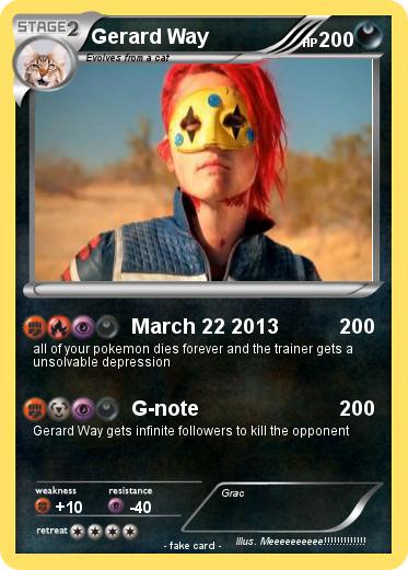 Pokemon Gerard Way