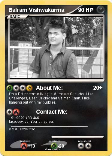 Pokemon Balram Vishwakarma