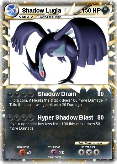 Pokemon Shadow Lugia