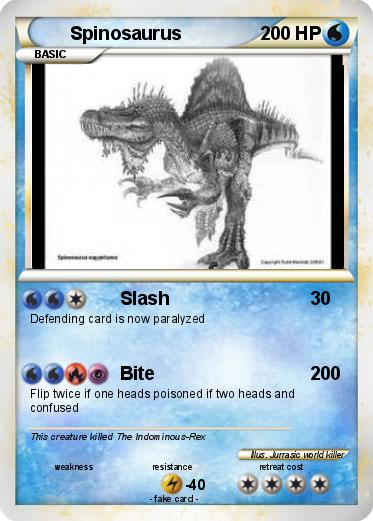 Pokemon Spinosaurus