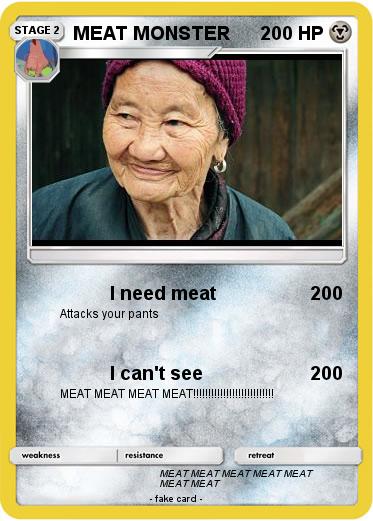 Pokemon MEAT MONSTER
