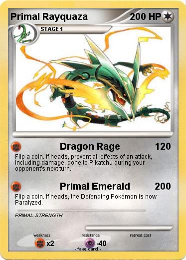 Pokemon Primal Rayquaza