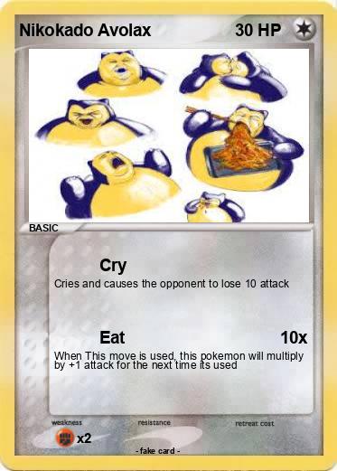 Pokemon Nikokado Avolax