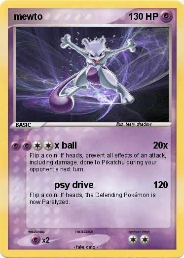 Pokemon mewto