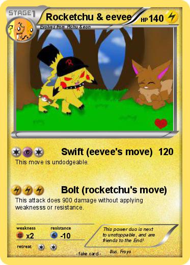 Pokemon Rocketchu & eevee