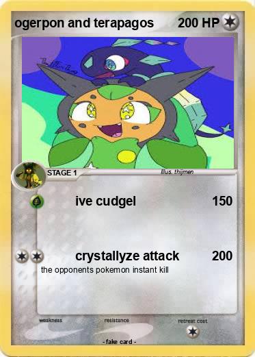 Pokemon ogerpon and terapagos