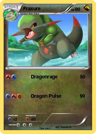Pokemon Fraxure