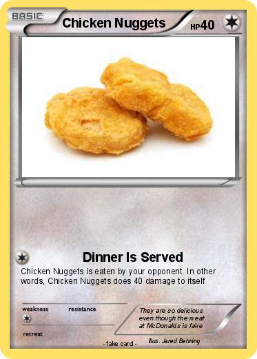 Pokemon Chicken Nuggets