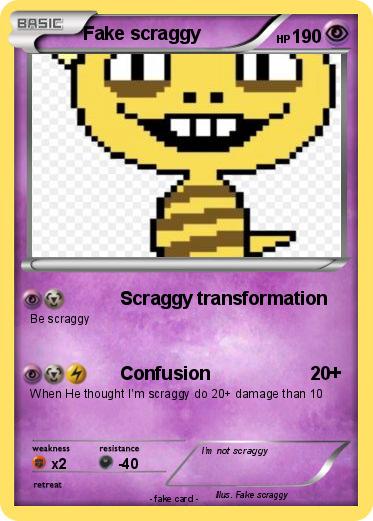 Pokemon Fake scraggy