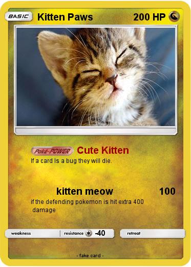 Pokemon Kitten Paws