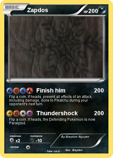 Pokemon Zapdos