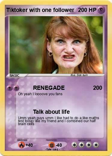 Pokemon Tiktoker with one follower