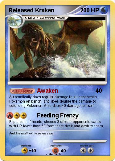 Pokemon Released Kraken