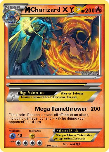 Pokemon Charizard X Y