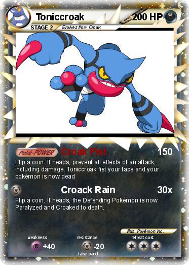 Pokemon Toniccroak