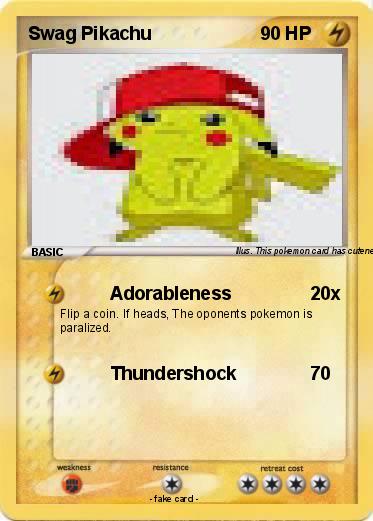 Pokemon Swag Pikachu