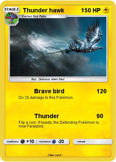 Pokemon Thunder hawk