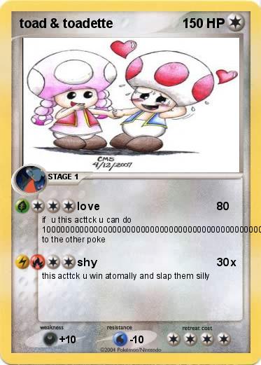 Pokemon toad & toadette