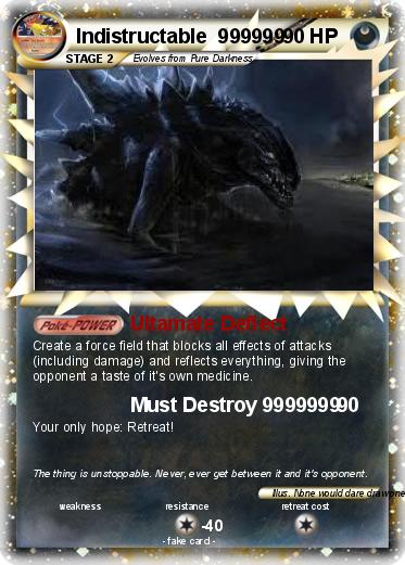 Pokemon Indistructable  999999