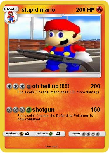 Pokemon stupid mario