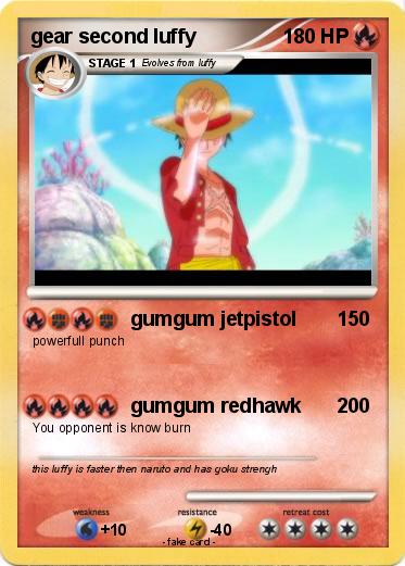 Pokemon gear second luffy