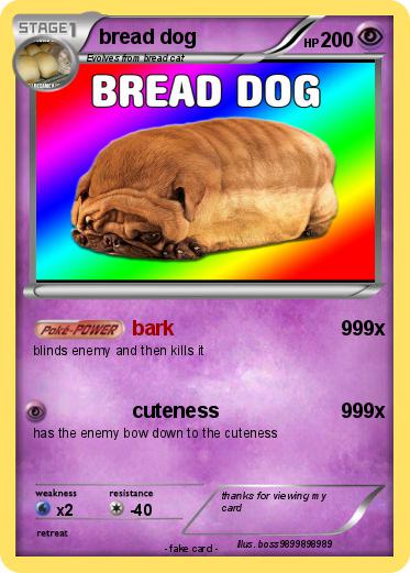 Pokemon bread dog