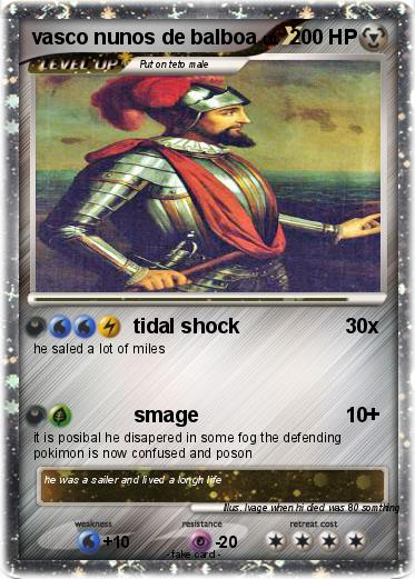Pokemon vasco nunos de balboa