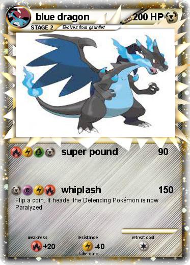 Pokemon blue dragon