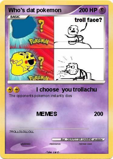 Pokemon Who's dat pokemon