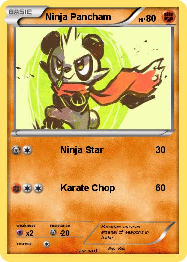 Pokemon Ninja Pancham