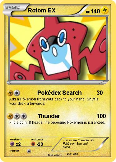 Pokemon Rotom EX