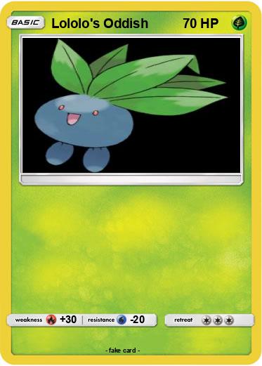 Pokemon Lololo's Oddish