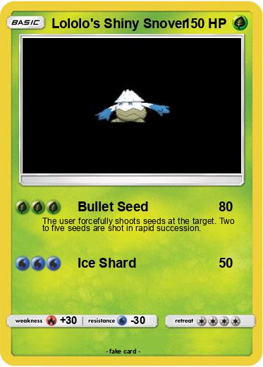 Pokemon Lololo's Shiny Snover
