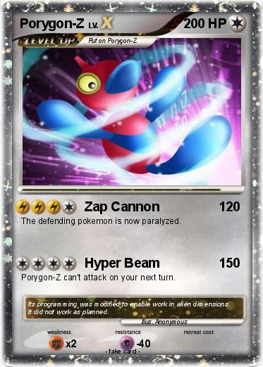 Pokemon Porygon-Z