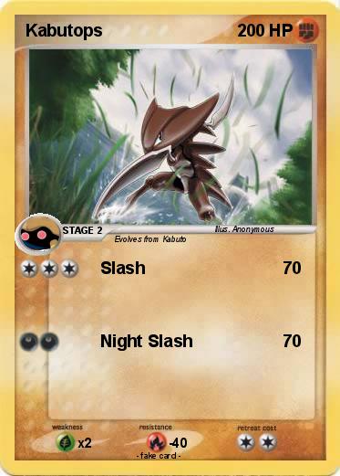 Pokemon Kabutops
