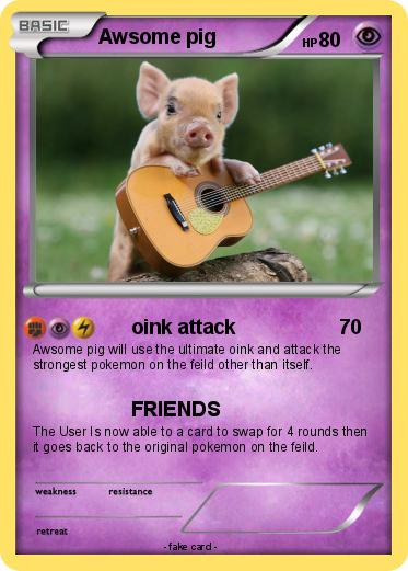 Pokemon Awsome pig