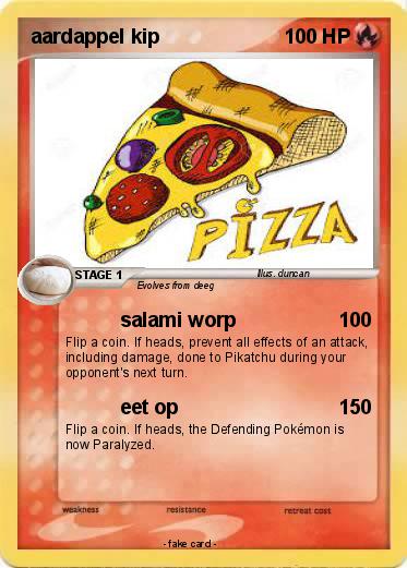 Pokemon aardappel kip