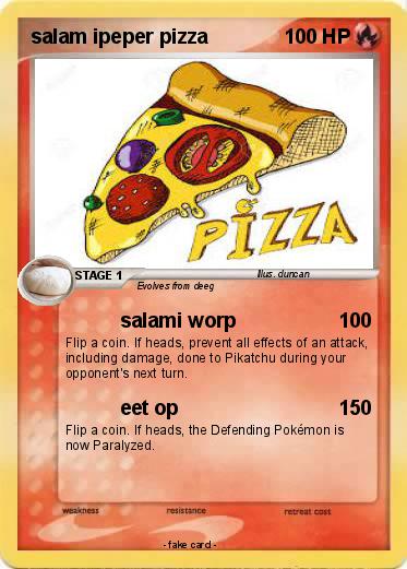 Pokemon salam ipeper pizza