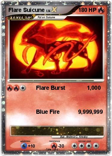 Pokemon Flare Suicune