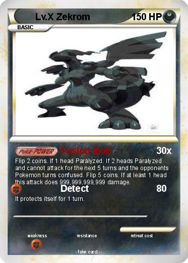 Pokemon Lv.X Zekrom