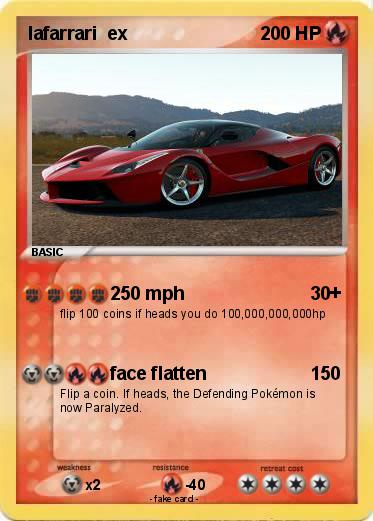 Pokemon lafarrari  ex