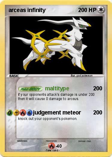 Pokemon arceas infinity