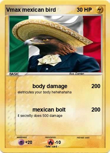 Pokemon Vmax mexican bird
