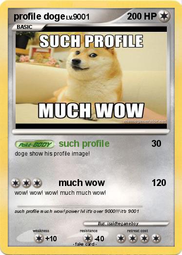 Pokemon profile doge
