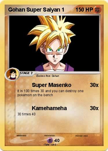 Pokemon Gohan Super Saiyan 1