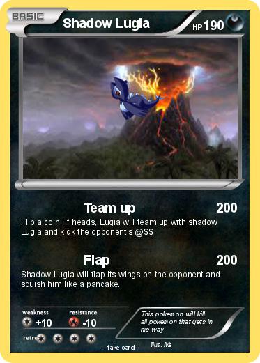 Pokemon Shadow Lugia