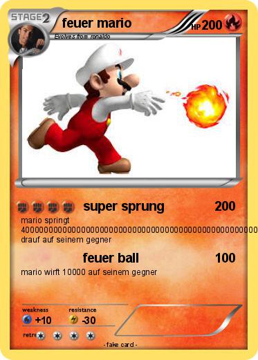 Pokemon feuer mario
